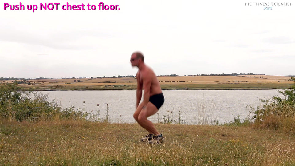 Burpee push up